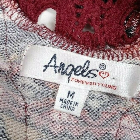 Angels Women's Long Sleeve Shirt With Western Design Size Medium - Picture 4 of 5